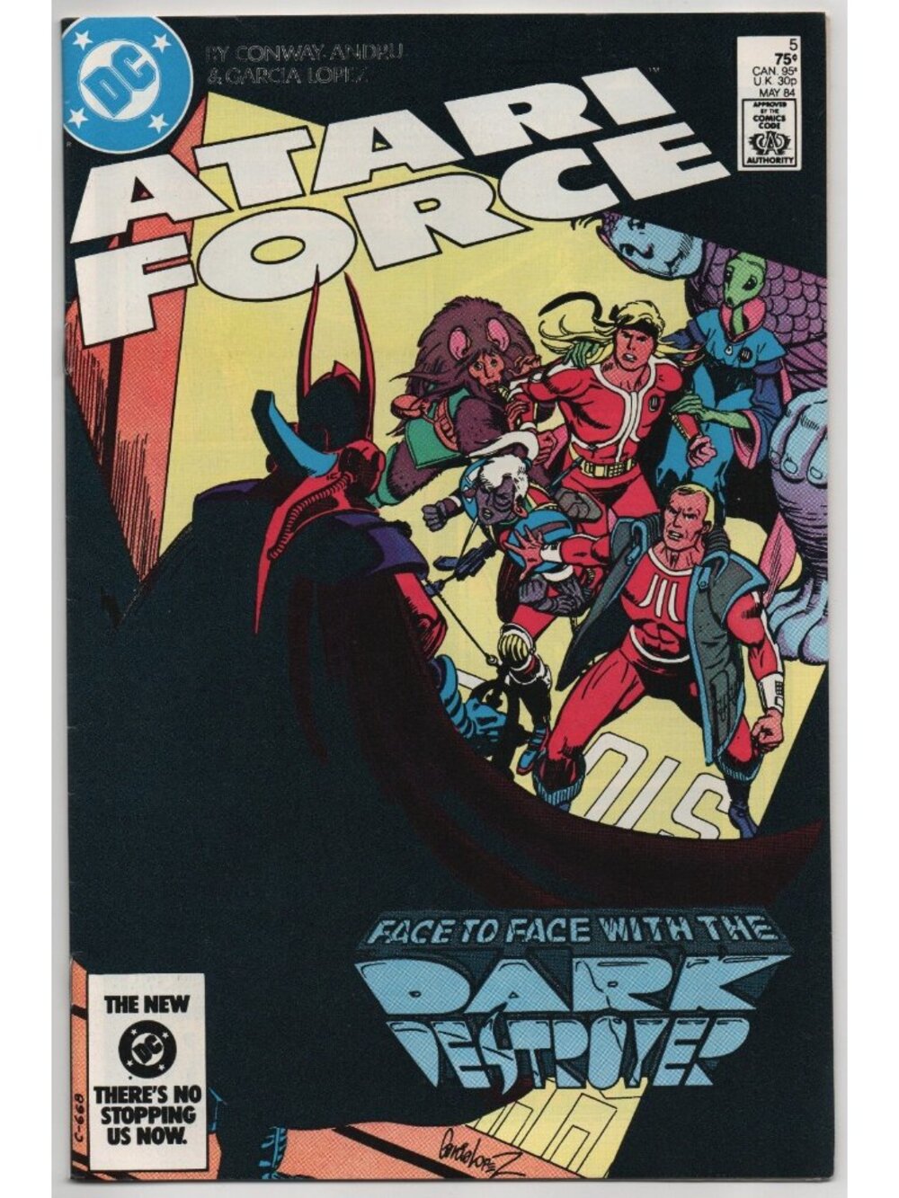 Atari Force 5 DC Comics 1984 VF- 7.5 Dark Dawn Pakrat